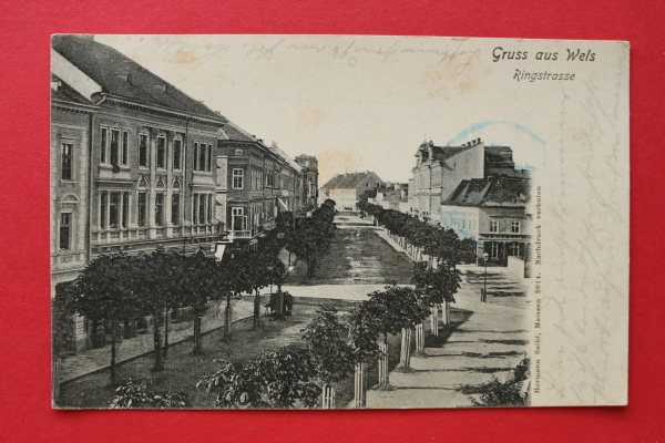 Postcard PC Wels / 1906